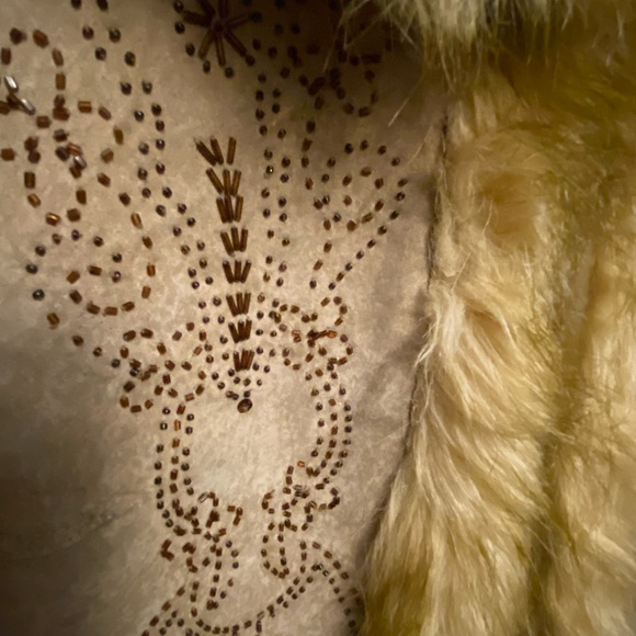 Xoxo genuine leather jacket and faux embroidered - Picture 4 of 10